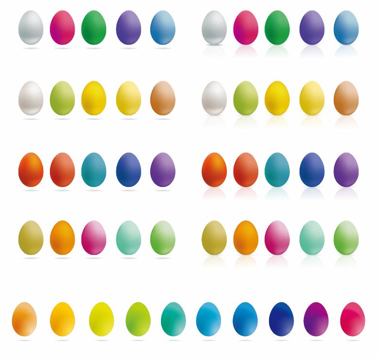 free vector Colorful Easter Eggs Vector Graphic